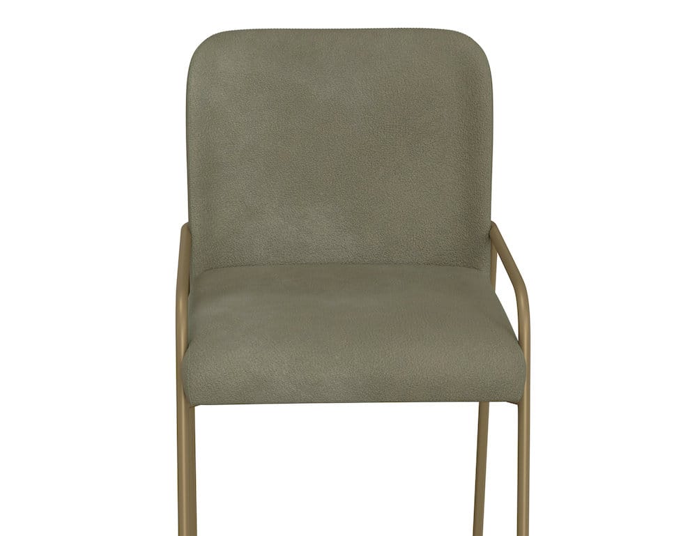 IFD  - Seating  - Wooden Frame & Metal Base, Barstool 30"  - Green/Gold  - IUP800-BST30-232 view 5