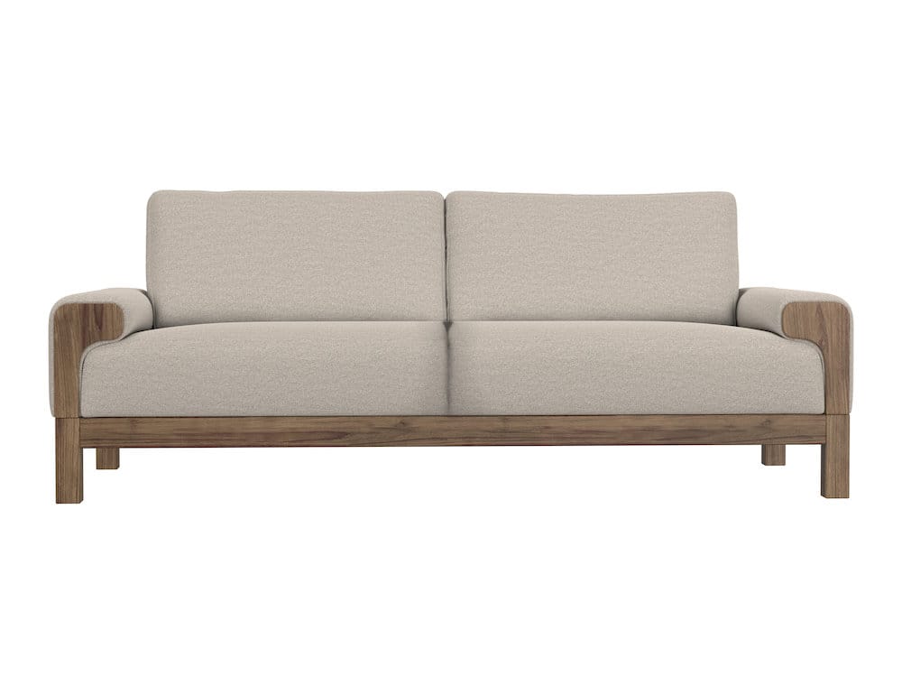 IFD  - Sedona  - Wooden Frame & Base 2 cushions, Sofa  - Beige  - IUP966-SOF-161-A view 2