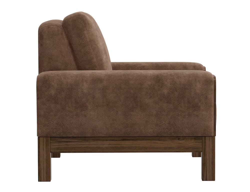 IFD  - Sedona  - Wooden Frame & Base, Armchair  - Brown  - IUP966-ACH-214 view 3