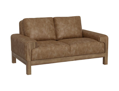 IFD  - Sedona  - Wooden Frame & Base, Loveseat  - Cognac  - IUP966-LOV-202 view 1