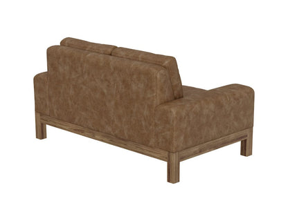 IFD  - Sedona  - Wooden Frame & Base, Loveseat  - Cognac  - IUP966-LOV-202 view 3