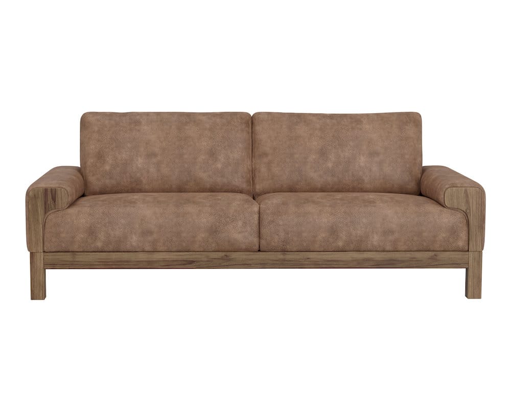 IFD  - Sedona  - Wooden Frame & Base, Sofa  - Brown  - IUP966-SOF-214 view 2
