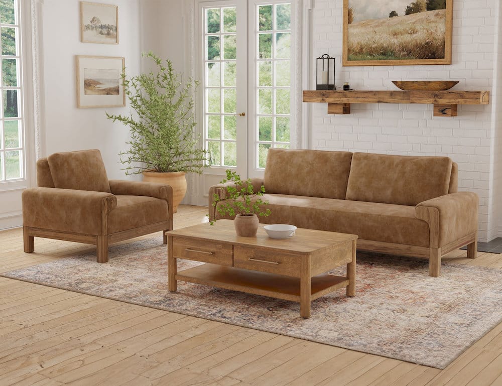 IFD  - Sedona  - Wooden Frame & Base, Sofa  - IUP966-SOF-202 view 4
