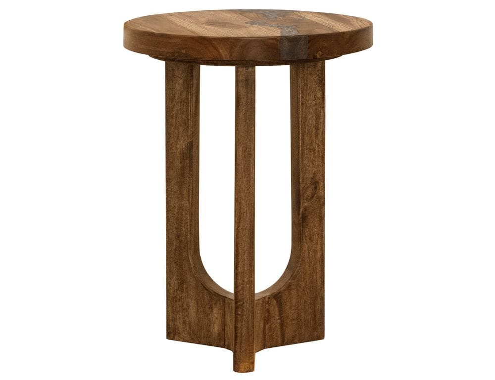 IFD - Silver - Chairside Table in Brown - IFD6471CST view 1