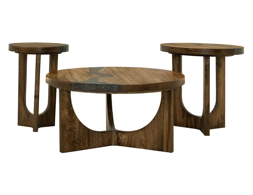 IFD - Silver - Chairside Table in Brown - IFD6471CST view 2