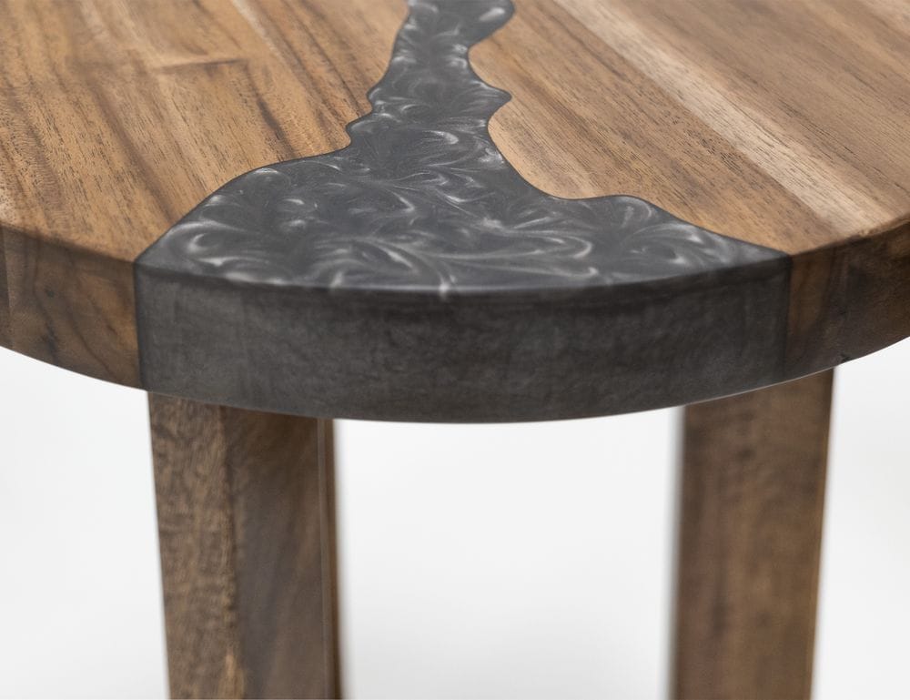 IFD - Silver - Chairside Table in Brown - IFD6471CST view 6