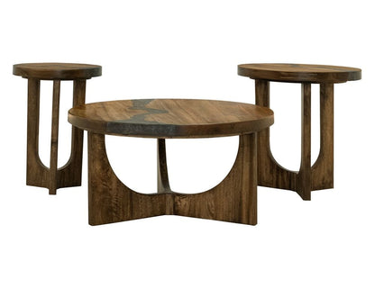 IFD - Silver - End Table in Brown - IFD6471END view 2