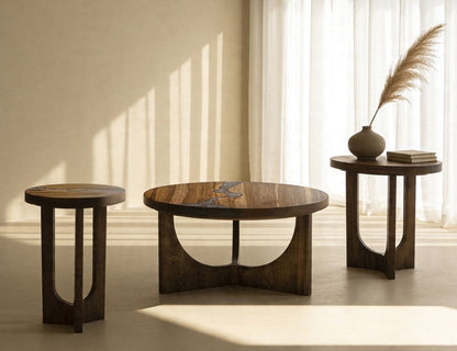 IFD - Silver - End Table in Brown - IFD6471END view 3