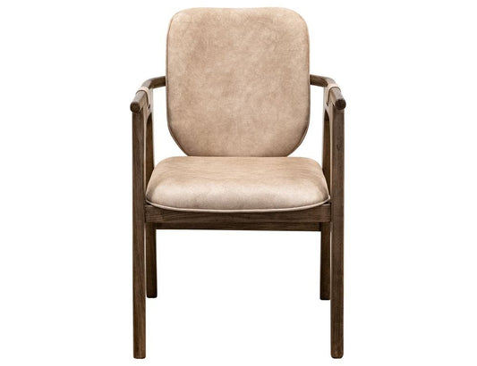 IFD - Silver - Poly Suede Upholstered Chair in Brown - IFD6476CHU view 2