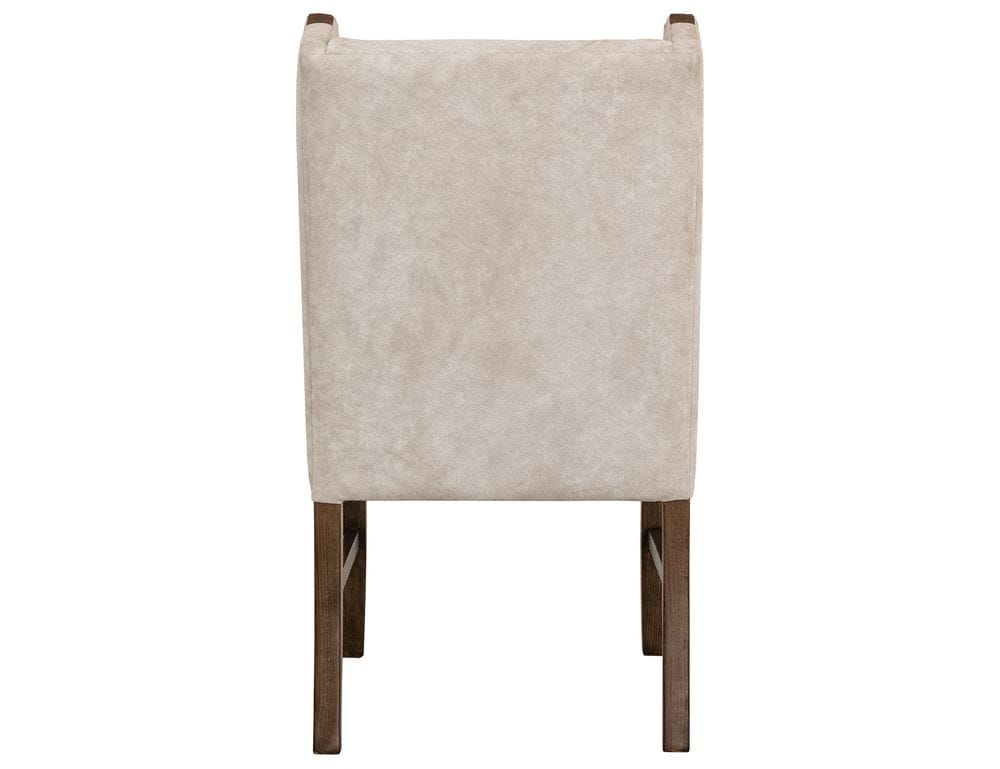 IFD - Silver - Poly Suede Upholstered Chair in Ivory (Set of 2) - IFD6471CHU view 4