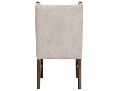IFD - Silver - Poly Suede Upholstered Chair in Ivory (Set of 2) - IFD6471CHU view 4