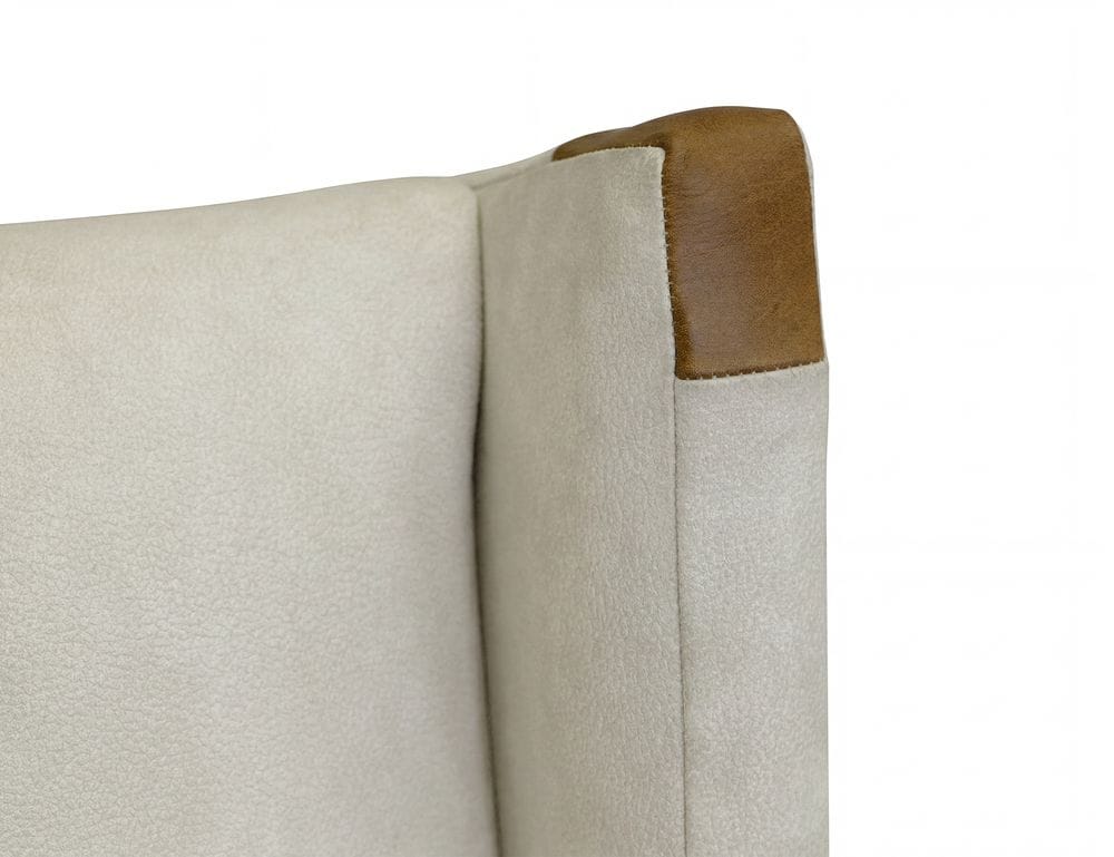 IFD - Silver - Poly Suede Upholstered Chair in Ivory (Set of 2) - IFD6471CHU view 5