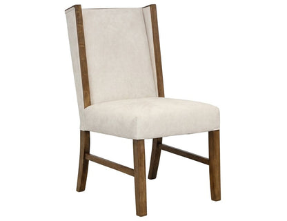 IFD - Silver - Poly Suede Upholstered Chair in Ivory (Set of 2) - IFD6472CHU view 1