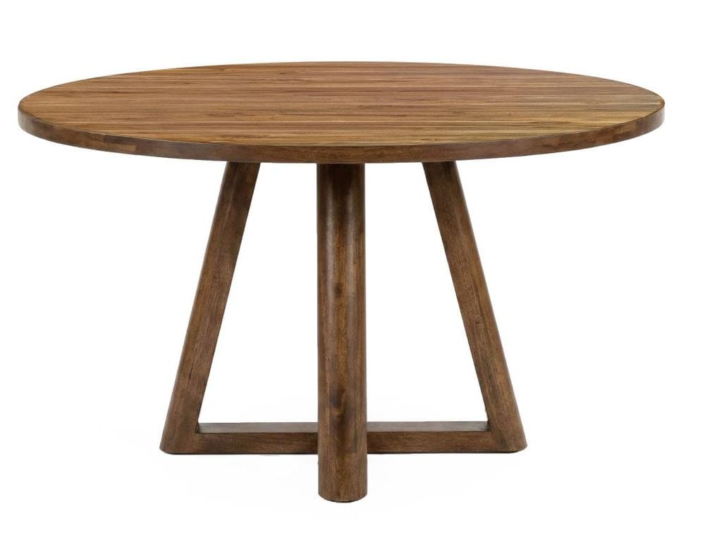 IFD - Silver - Round Dining Table in Brown - IFD6472DINTBLRD view 1