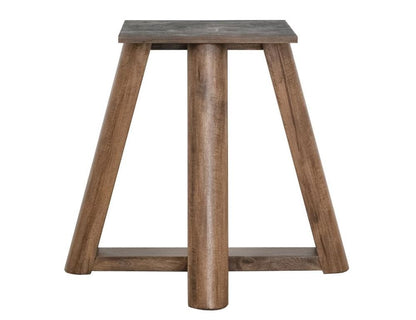 IFD - Silver - Round Dining Table in Brown - IFD6472DINTBLRD view 3