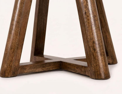 IFD - Silver - Round Dining Table in Brown - IFD6472DINTBLRD view 5