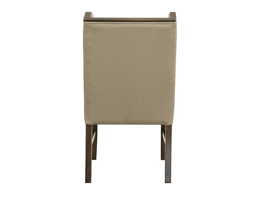 IFD - Silver - Upholstered Chair (100% Leather) in Ivory (Set of 2) - IFD6474CHU view 3