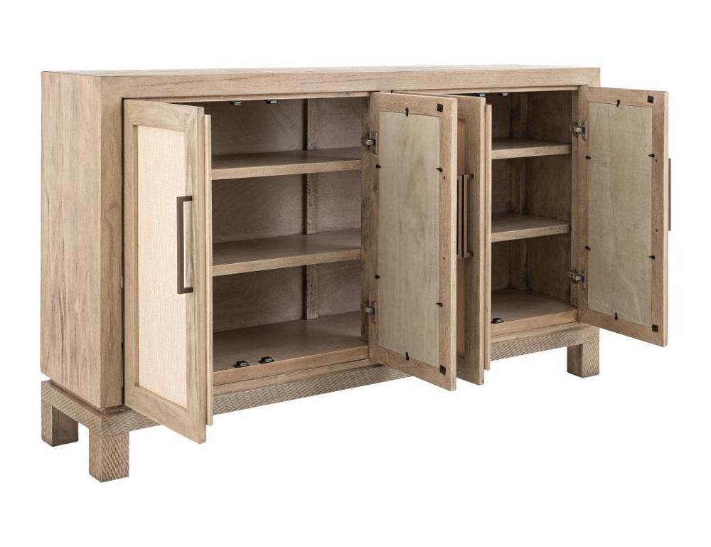 IFD - Solara - 4 Door, Console in Ivory White - IFD3541CNS veiw 3