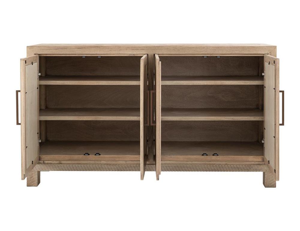 IFD - Solara - 4 Door, Console in Ivory White - IFD3541CNS veiw 4