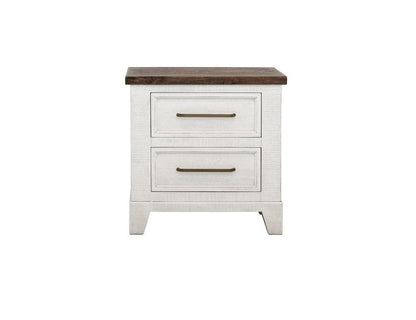 IFD - Stoa - 2 Drawer, Nightstand in White/Brown - IFD4993NTS view 2