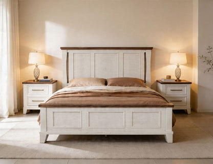 IFD - Stoa - 2 Drawer, Nightstand in White/Brown - IFD4993NTS view 4
