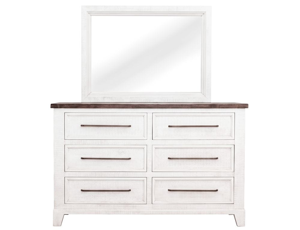IFD - Stoa - 6 Drawer, Dresser in White/Brown - IFD4993DSR view 5