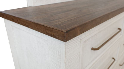 IFD - Stoa - 6 Drawer, Dresser in White/Brown - IFD4993DSR view 7