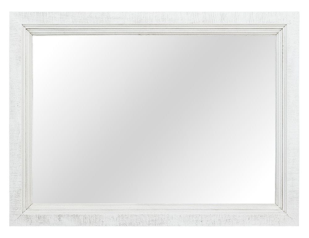 IFD - Stoa - Mirror in White/Brown - IFD4993MIR view 1