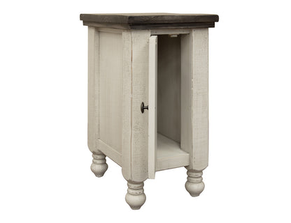 IFD - Stone 1 Door Chairside Table - IFD4691CST view 2