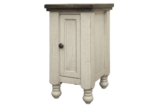 IFD - Stone 1 Door Chairside Table - IFD4691CST veiw 1