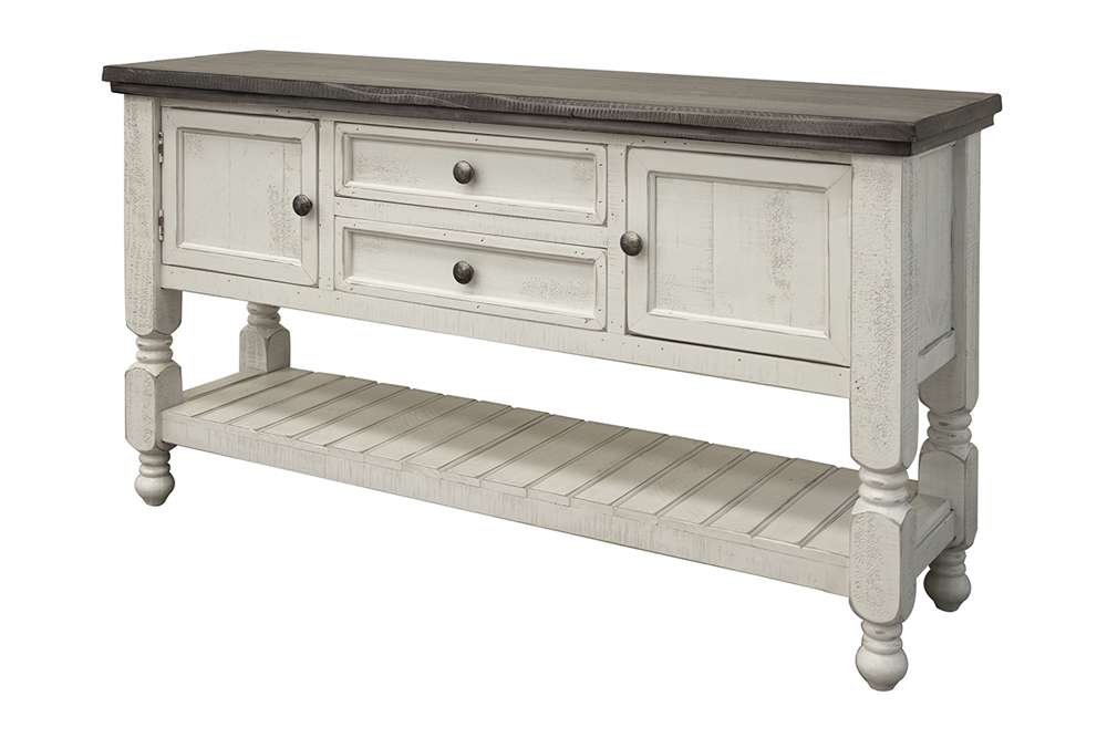 IFD - Stone 2 Drawer, 2 Doors, Shelf Sofa Table - IFD4691SOF veiw 1