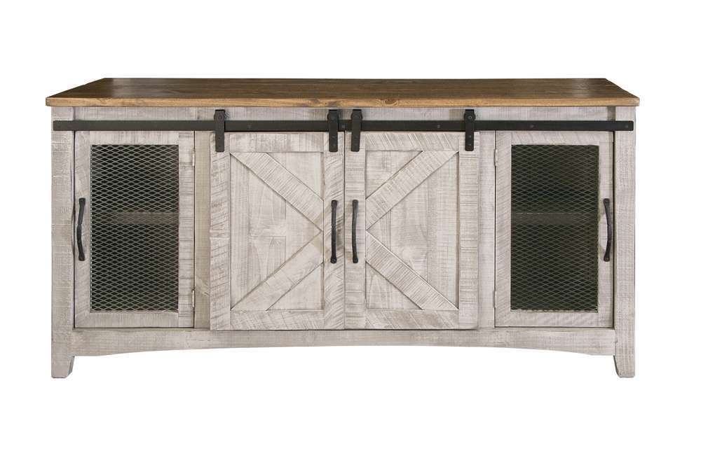 IFD - Stone 4 Door TV Stand for Wall Unit - IFD4692STD veiw 1