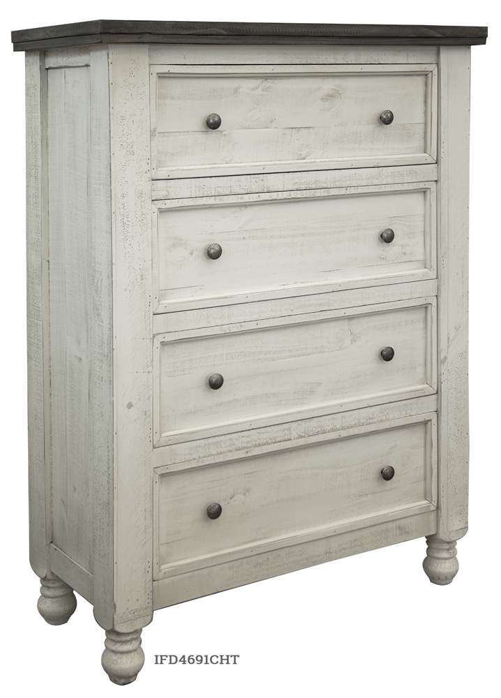 IFD - Stone 4 Drawer Chest - IFD4691CHT veiw 1
