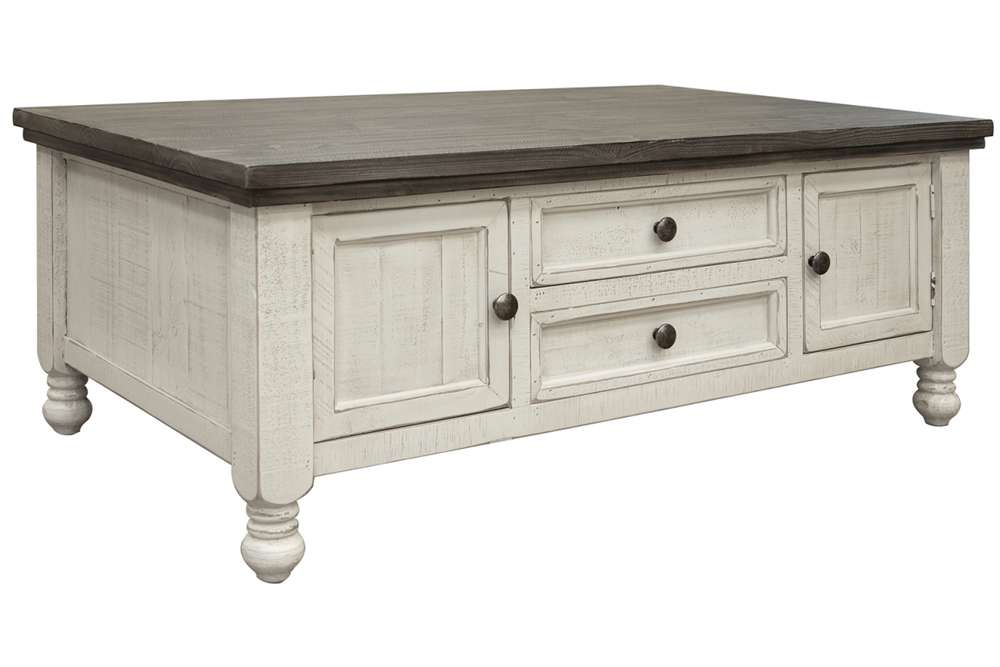 IFD - Stone 4 Drawers Cocktail Table - IFD4691CKT veiw 1