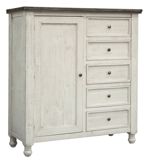 IFD - Stone 5 Drawer, 1 Door Gentleman Chest - IFD4691GMC view 1