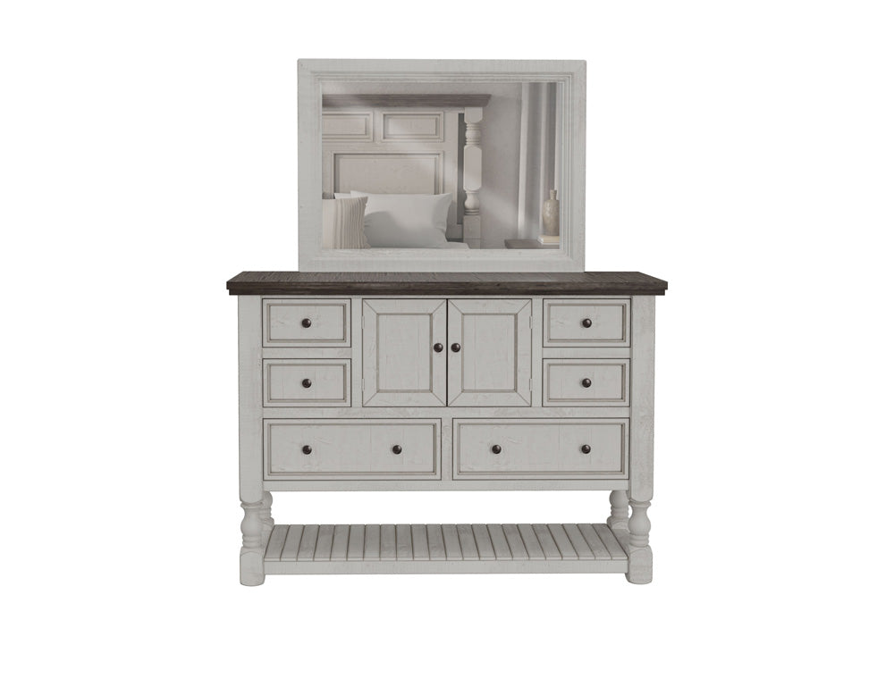 IFD - Stone 6 Drawer, 2 Door Dresser - IFD4690DSR view 3