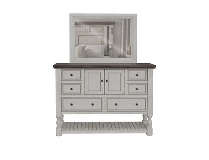 IFD - Stone 6 Drawer, 2 Door Dresser - IFD4690DSR view 3