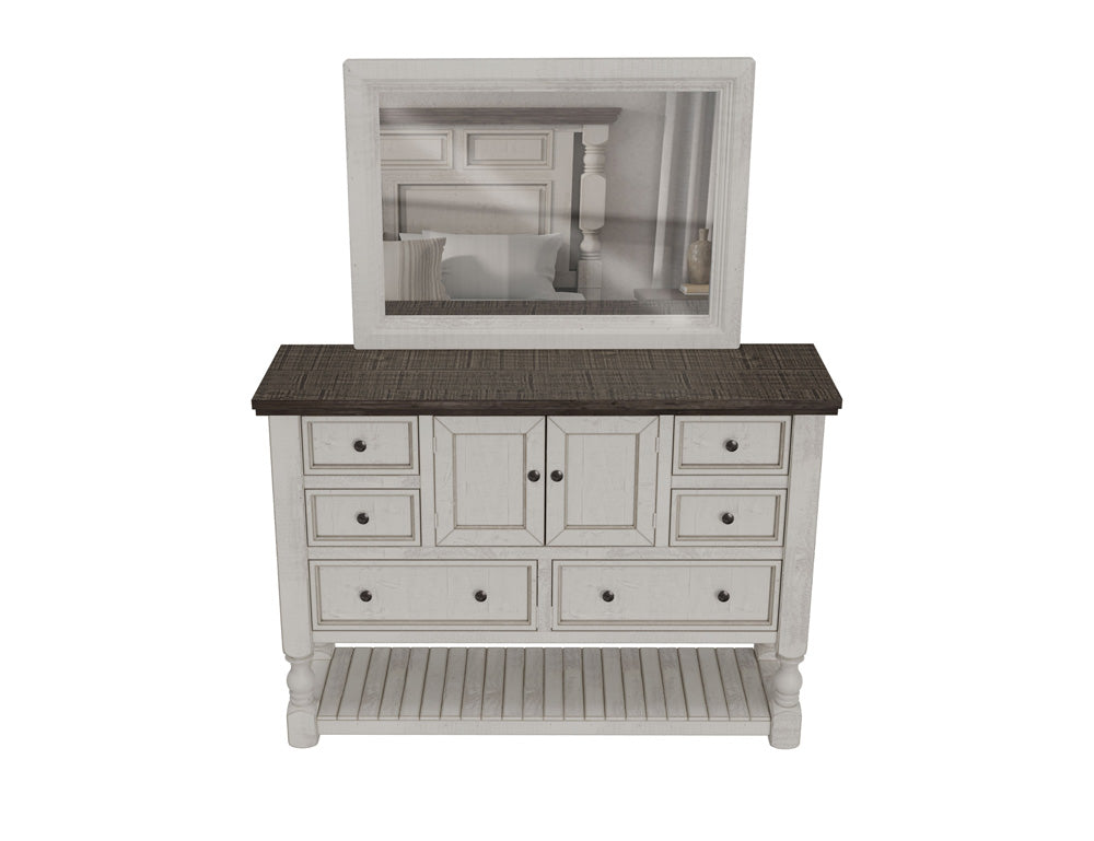 IFD - Stone 6 Drawer, 2 Door Dresser - IFD4690DSR view 4