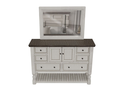 IFD - Stone 6 Drawer, 2 Door Dresser - IFD4690DSR view 4
