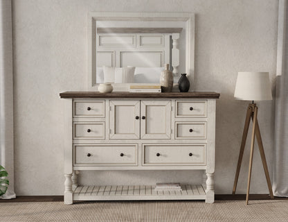 IFD - Stone 6 Drawer, 2 Door Dresser - IFD4690DSR view 6