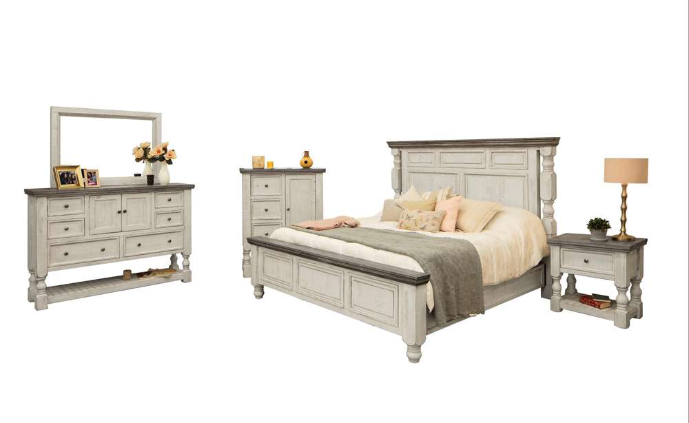 IFD - Stone 6 Drawer, 2 Door Dresser - IFD4690DSR veiw 3