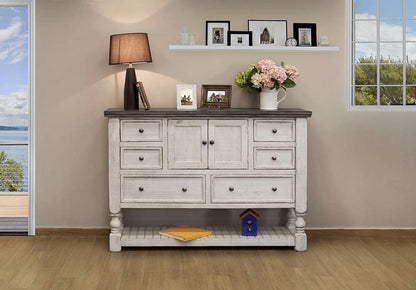 IFD - Stone 6 Drawer, 2 Door Dresser - IFD4690DSR veiw 4