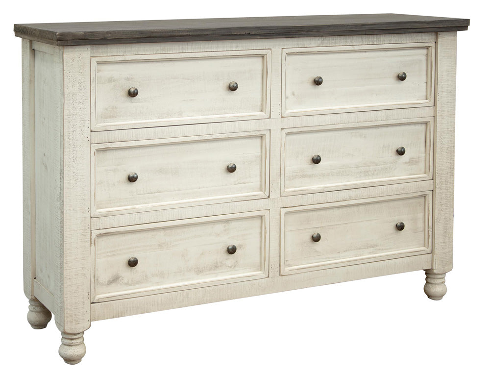 IFD - Stone 6 Drawer Dresser - IFD4691DSR view 1