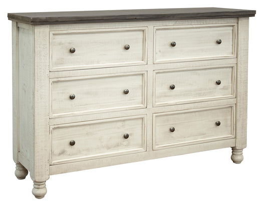 IFD - Stone 6 Drawer Dresser - IFD4691DSR view 1