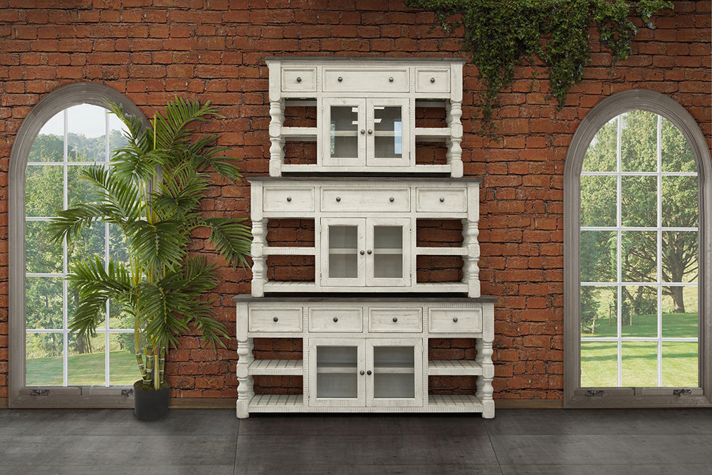 IFD - Stone 80in TV Stand w/ 4 Drawer & 2 Glass Doors - IFD4691STD80 view 5