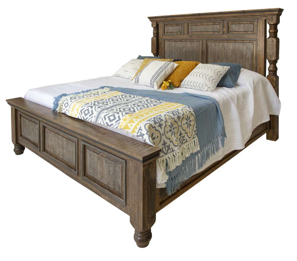 IFD - Stone Brown Queen Bed - IFD4591BED-Q veiw 1