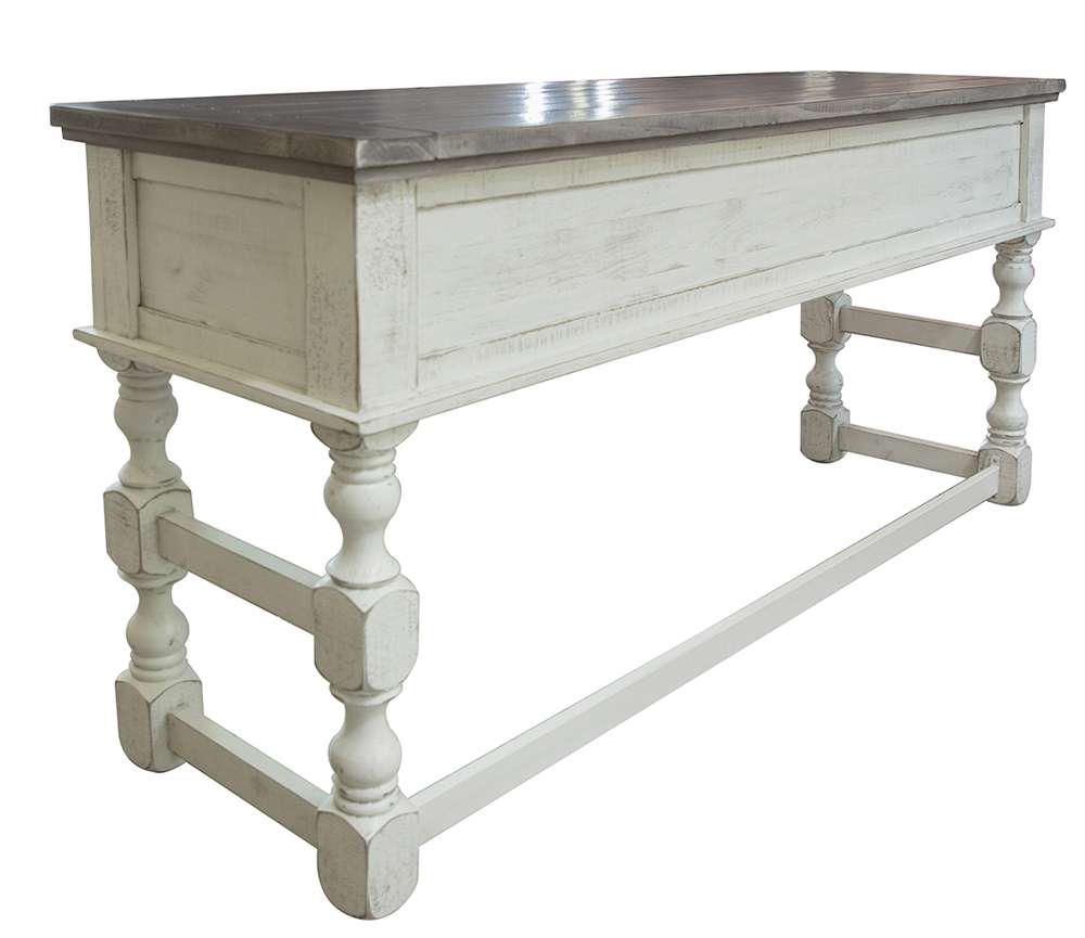 IFD - Stone Counter Height Sofa/Console Table - IFD4691SBT veiw 1