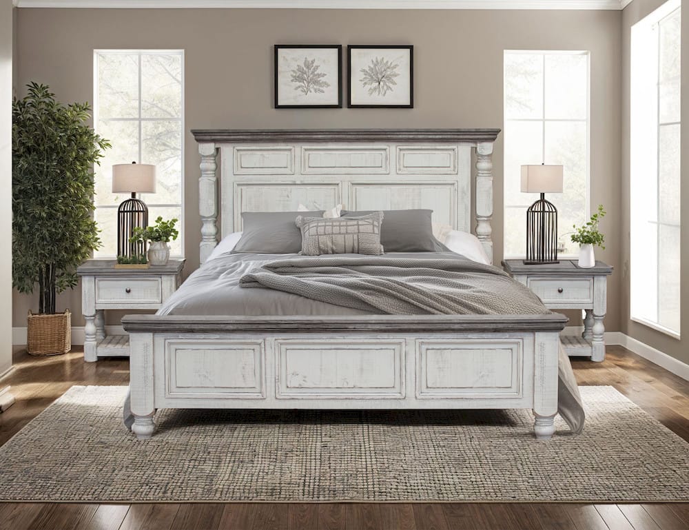 IFD - Stone King Bed - IFD4690BEDEK view 2