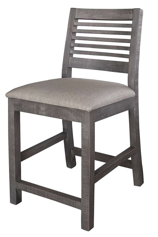 IFD - Stone Ladder Backrest 24in Barstool (Set of 2) - IFD469BS24 veiw 1