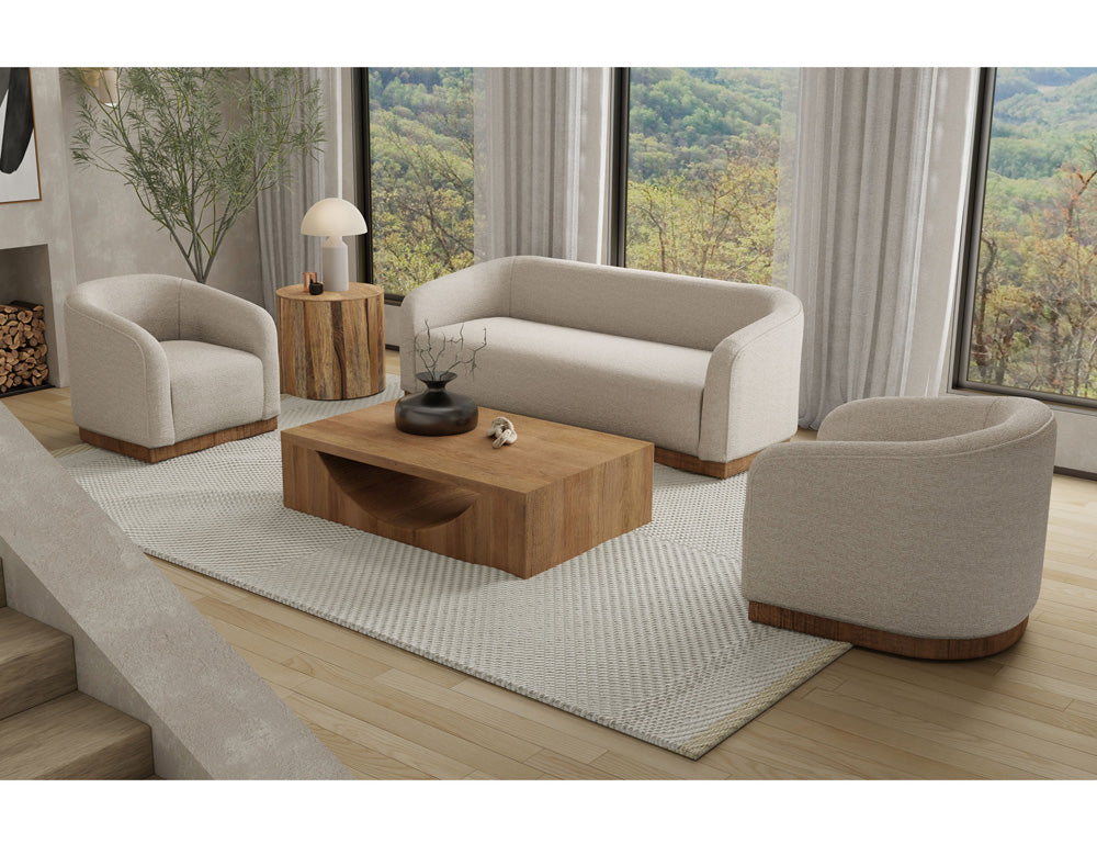 IFD - Suomi - Wooden Frame & Base, Loveseat - IUP551-LOV-161 view 4